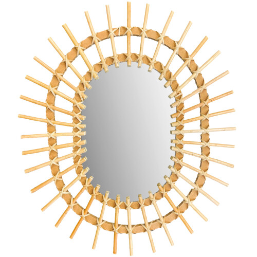Boho Wall Mirror 57cm Qdj5749