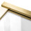 Rea Elegant Gold Brushed 70 Screen Για Μπανιέρα 6