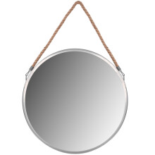 Mirror On Strap 40cm Silver Klmh-0410s-1