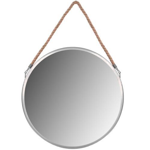 Mirror On Strap 40cm Silver Klmh-0410s-1