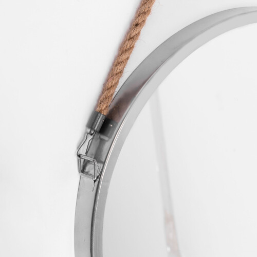 Mirror On Strap 40cm Silver Klmh-0410s-1 2
