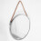 Mirror On Strap 40cm Silver Klmh-0410s-1 2