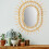 Boho Wall Mirror 57cm Qdj5749 3