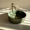 Countertop Basin Rea Sami Green Matt 2