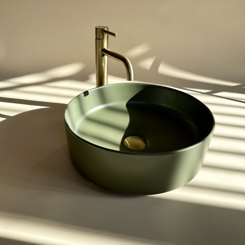 Countertop Basin Rea Sami Green Matt 1
