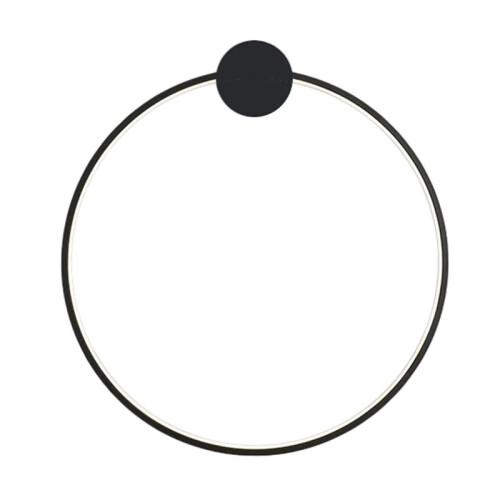 Led-seinävalaisin App1389-cw Musta 50cm
