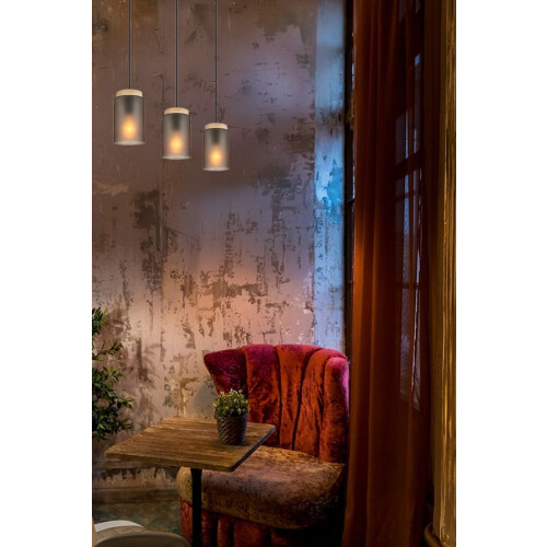Κρεμαστό Φωτιστικό APP1812-3CP Frosted Grey 1