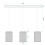 Κρεμαστό Φωτιστικό APP1812-3CP Frosted Grey 7