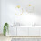 Lampe Led App1393-cp Gold 30cm 2
