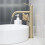 Βρύση Νιπτήρα Rea Lugano Slim Gold Brushed High 2