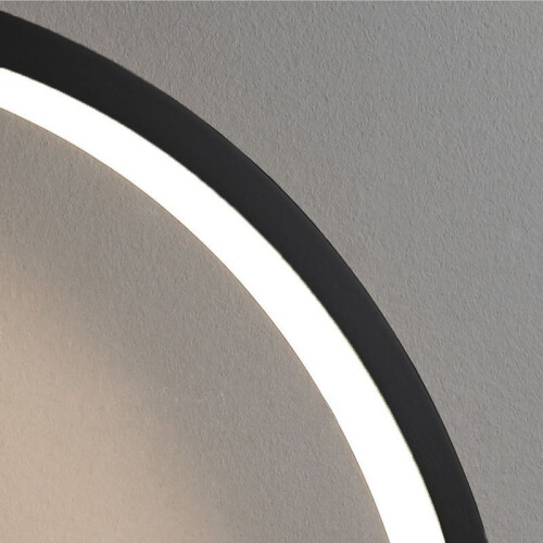 Φωτιστικο Τοιχου Led App1383-cw Μαυρο 30εκ 2