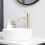 Βρύση Νιπτήρα Rea Lugano Slim Gold Brushed High 6