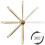 Βρύση Νιπτήρα Rea Lugano Slim Gold Brushed High 5