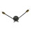 Applique Murale APP1119-2W Black 1