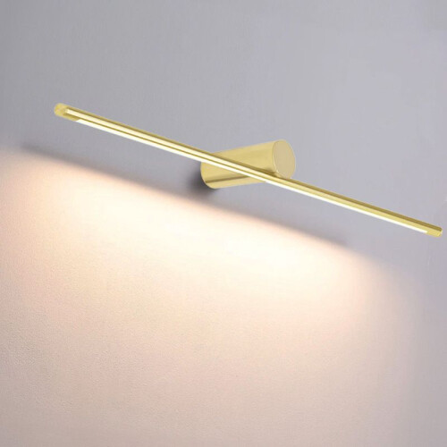 Φωτιστικο Τοιχου Μπανιου Led 60cm App1345-w Χρυσο 1