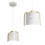 Lamp APP935-1CP Elegent White 1