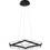 Moderni Led-kattovalaisin + Remote App793-cp Flat Black 7