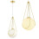 Lamp APP1793-1CP 20cm Gold 1