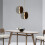 Lampe Suspendue Black App1675-cp Round 9