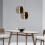 Lampe Suspendue Black App1675-cp Round 2
