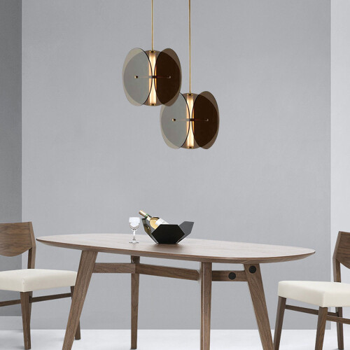 Lampe Suspendue Black App1675-cp Round 1