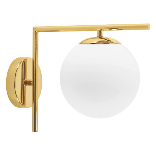 Επιτοίχιο Φωτιστικό Glass Ball APP674-1W Gold