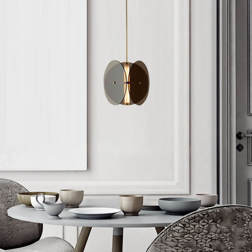 Lampe Suspendue Black App1675-cp Round 2