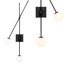 Fali Lámpa APP1595-2W Black