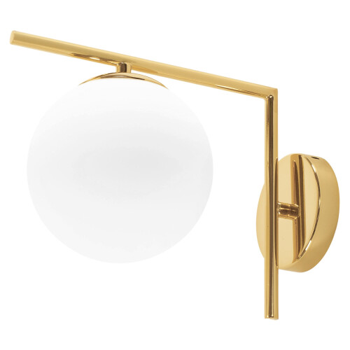 Επιτοίχιο Φωτιστικό Glass Ball APP674-1W Gold 2