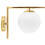 Επιτοίχιο Φωτιστικό Glass Ball APP674-1W Gold 7