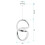 Pendant Lamp Led G077-3cpr Gold 7
