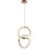 Pendant Lamp Led G077-3cpr Gold 3