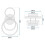 Moderni Led-kattovalaisin G003-c Gold 7