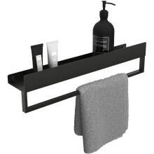 Fürdőszobai Polc Sf01 60cm Black Matt