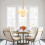 Κρεμαστό Φωτιστικό APP1574-5CP Gold 6