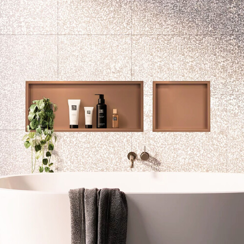 Bathroom Shelf 30x60 Brush Copper 1