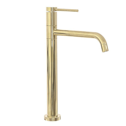 Βρύση Νιπτήρα Rea Lugano Slim, Gold High