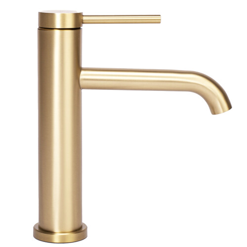Βρύση Λεκάνης Rea Clif Gold Brushed Low 2