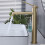 Robinet De Lavabo Rea Foss Gold Brush High 8
