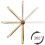 Βρύση Νιπτήρα Rea Lugano Slim, Gold High 4