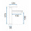 Robinet De Lavabo Rea Oval Chrom High 6