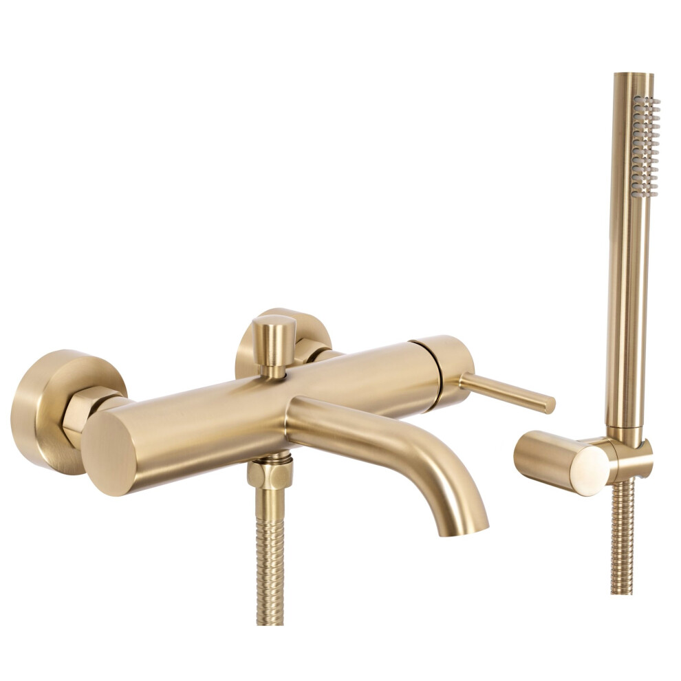 Bathroom Faucet Rea Lungo Brush Gold 5902557377749
