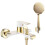 Bath Faucet Rea Bloom White Gold 1