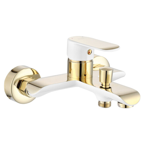 Bath Faucet Rea Bloom White Gold 1