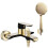Bath Faucet Rea Bloom Black Gold 1