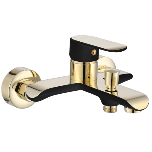 Bath Faucet Rea Bloom Black Gold 1