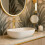 Βρύση Νιπτήρα Rea Storm Gold, Ψηλ 7