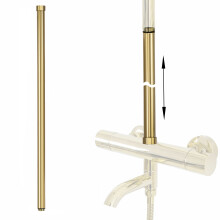 Extension For A Bathtub And Shower Set Gold Brush 60cm