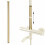 Προέκταση Για Το Σετ Μπανιέρας Και Ντους Brushed Gold, 60 Cm 1