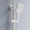 Shower Set Rea Bari White 5